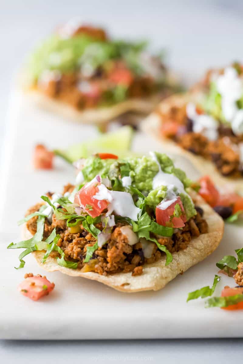 Tostadas Recipe | Joyful Healthy Eats