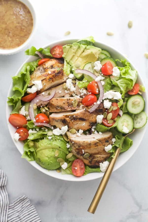 Chicken and Avocado Salad Recipe | Joyful Healthy Eats