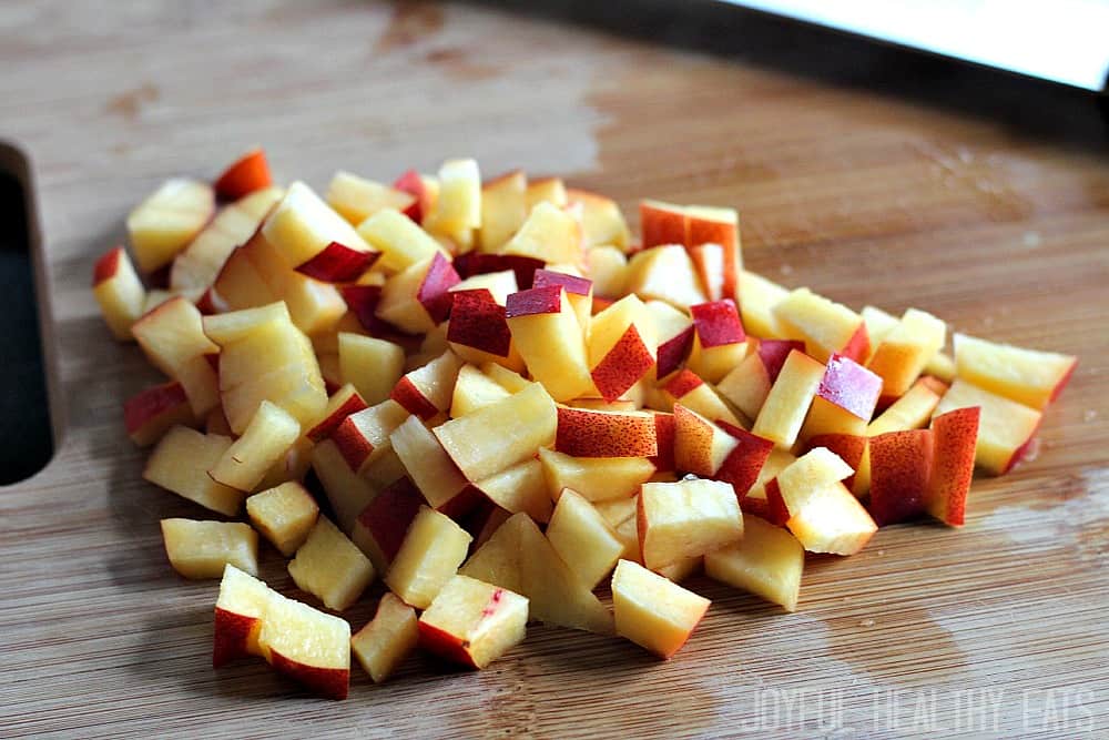 Strawberry Nectarine Bruschetta - Healthy Appetizer