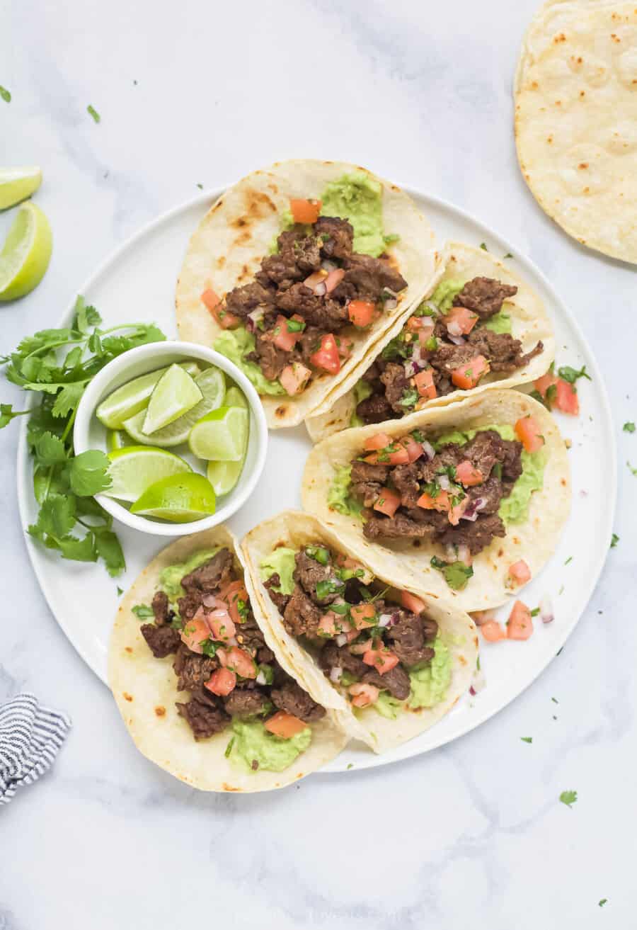 Skirt Steak Tacos Recipe | Joyful Healthy Eats