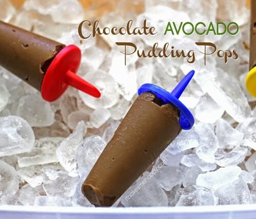 Chocolate Avocado Pudding Popsicles Image