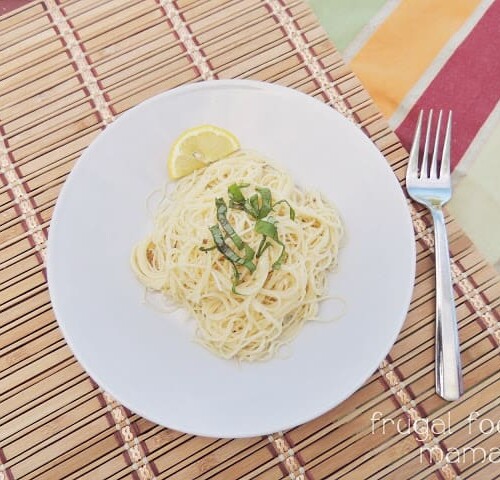 Image of Light & Easy Garlic Lemon Pasta For Two