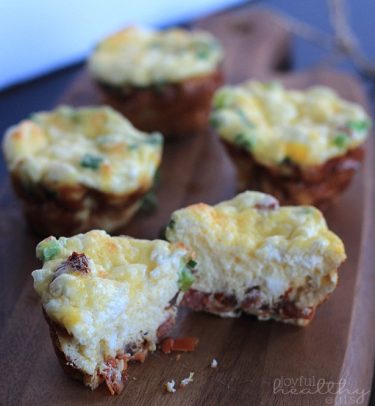 Mini Pancetta Goat Cheese Frittatas | Easy Breakfast Frittatas Recipe