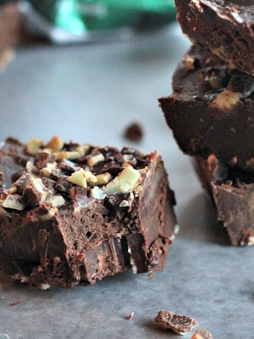 Mint Dark Chocolate Fudge