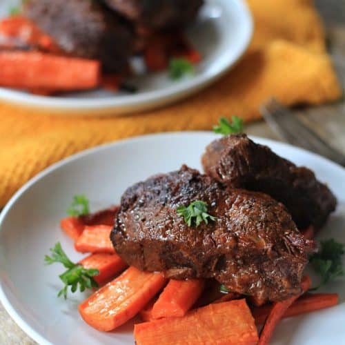 Crock Pot Balsamic Braised Beef Short Ribs Easy Short Ribs Recipe