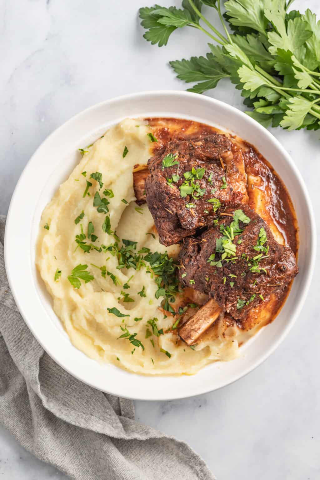 Slow Cooker Balsamic Braised Short Ribs - Story Telling Co