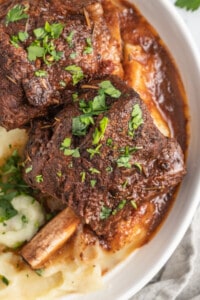 Slow Cooker Balsamic Braised Short Ribs | Joyful Healthy Eats