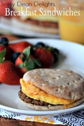 Jimmy Dean Delights Breakfast Sandwiches