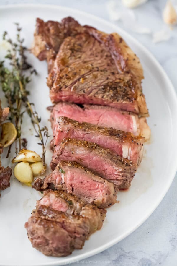 New York Strip Steak Recipe | Joyful Healthy Eats