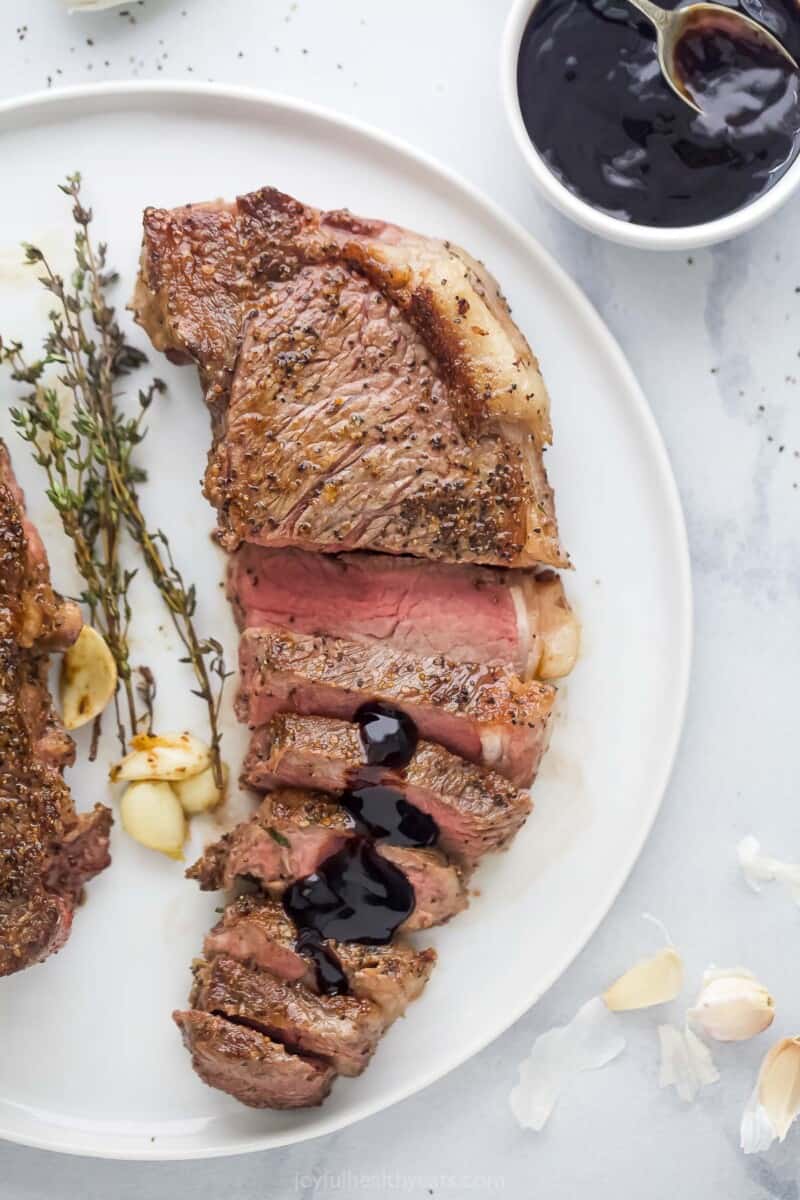 New York Strip Steak Recipe | Joyful Healthy Eats