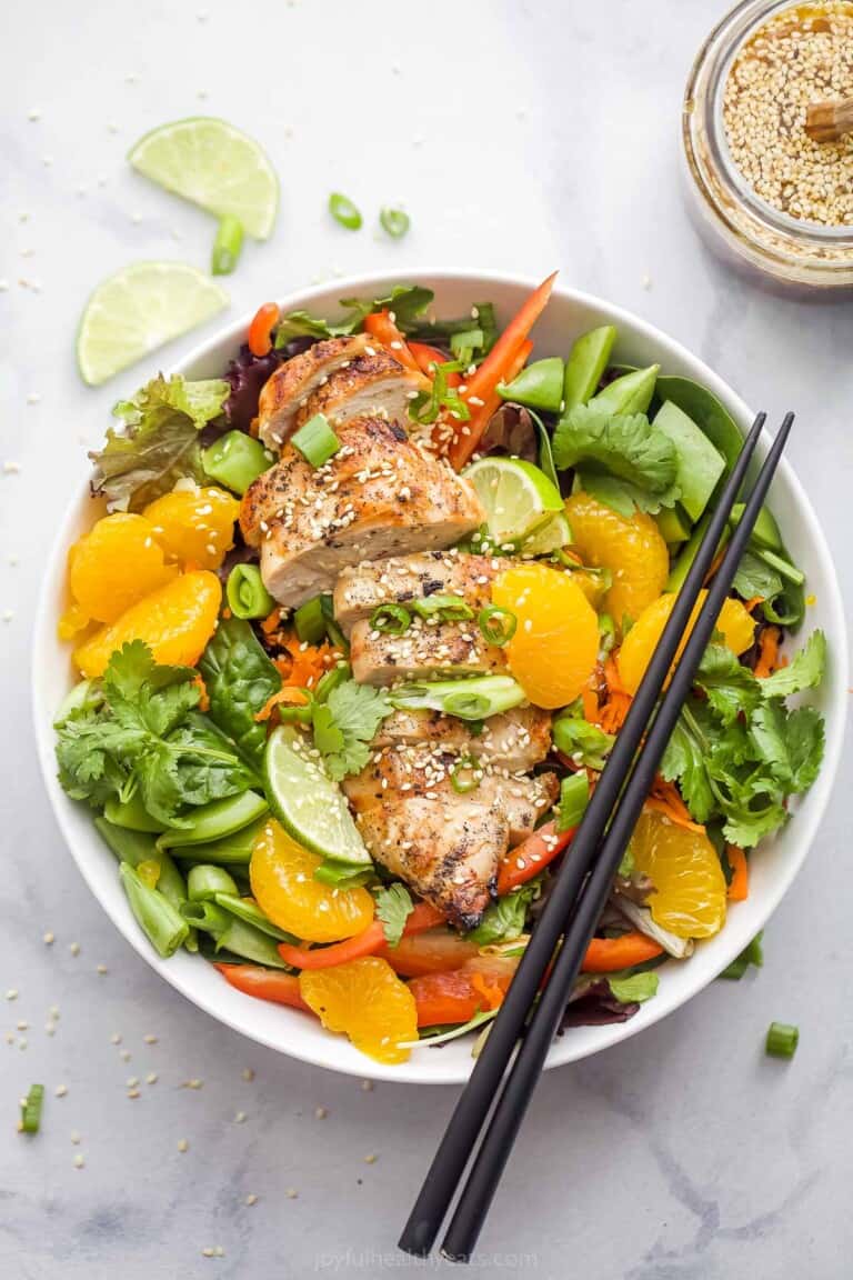 Asian Chicken Salad Recipe | Joyful Healthy Eats