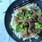 An easy to make Paleo & Gluten Free recipe packed with flavor! Beef & Broccoli Stir fry with Cauliflower Rice | www.joyfulhealthyeats.com