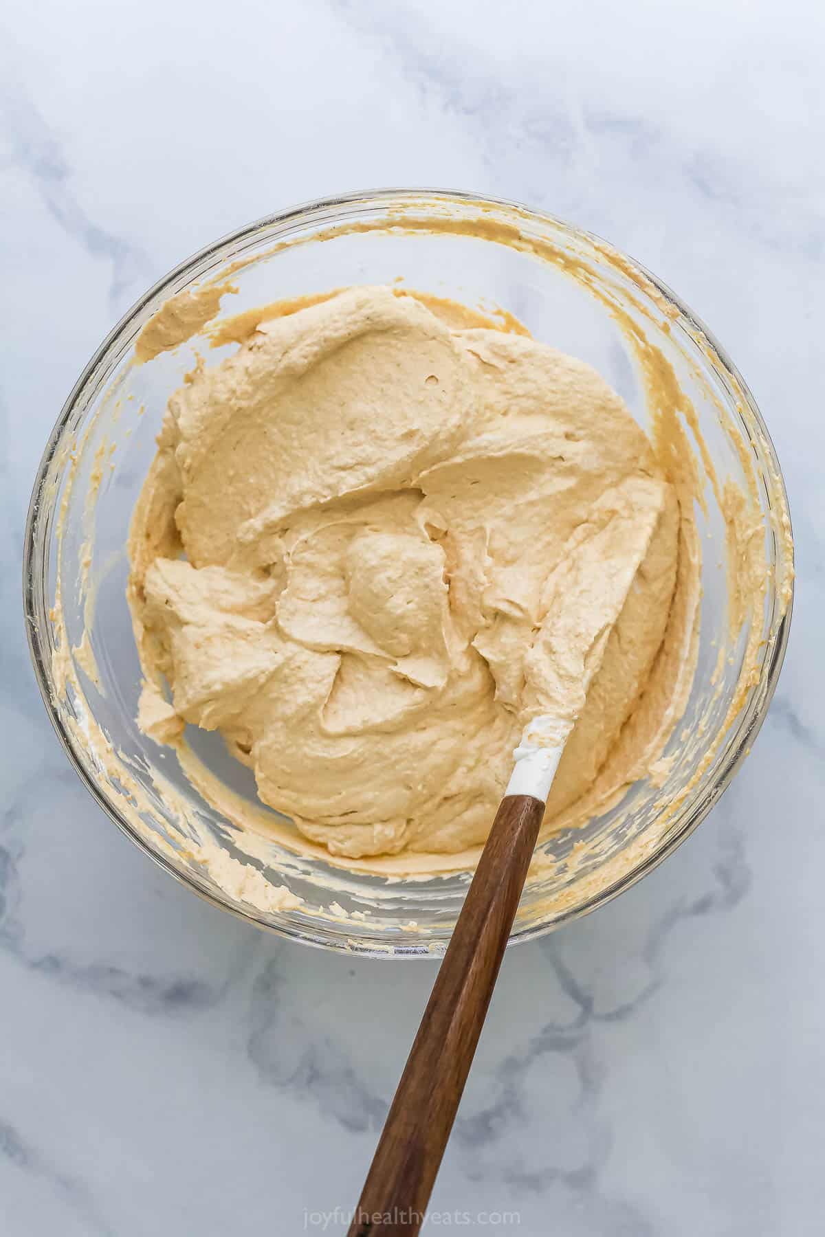 Fold cool whip into pumpkin mixture.