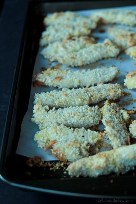 Baked Coconut Crusted Chicken Tenders with Tangy Honey Mustard