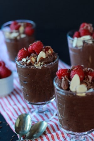 Decadent Dark Chocolate Chia Pudding | Healthy Chocolate Pudding