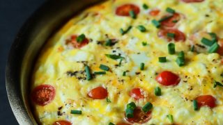 Cheesy Bacon Spinach Frittata Healthy Breakfast Frittata