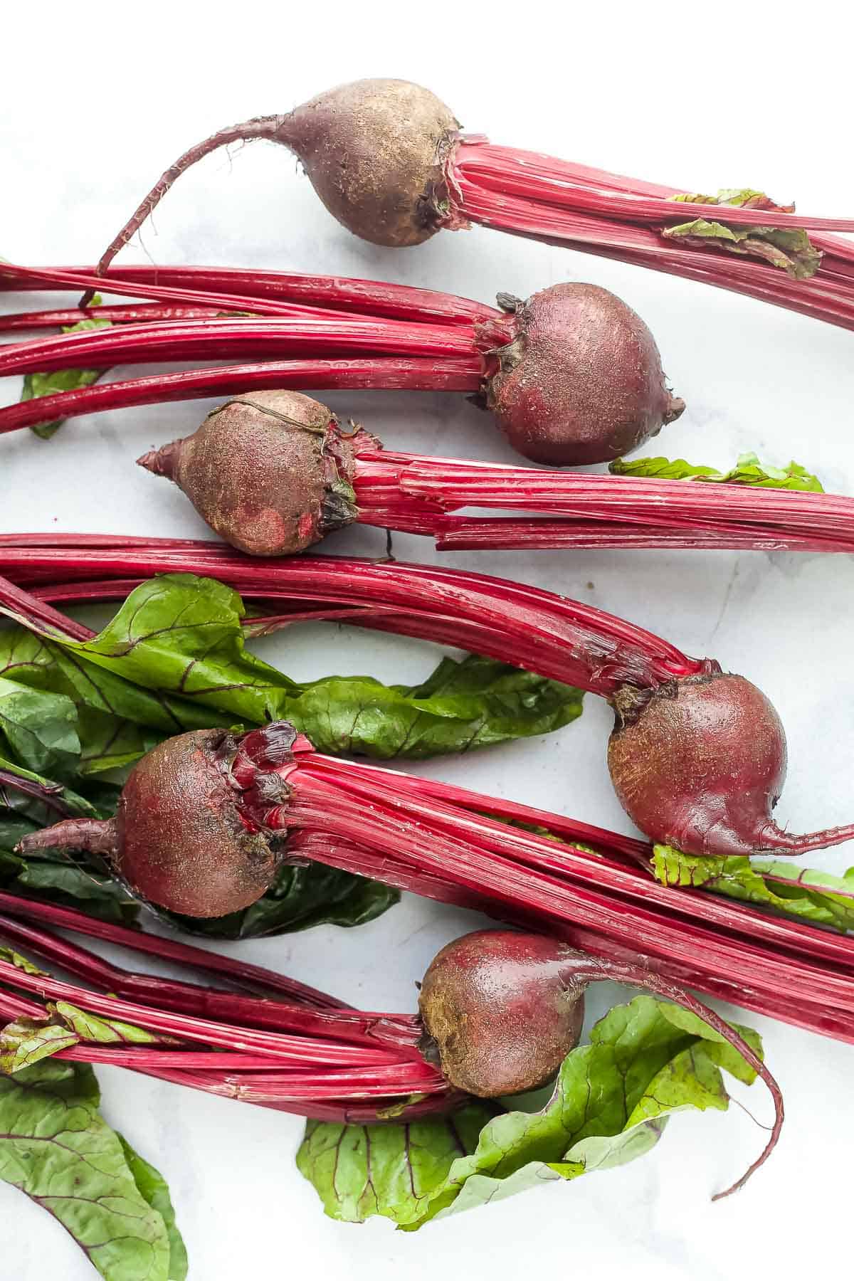 Beets on countertop