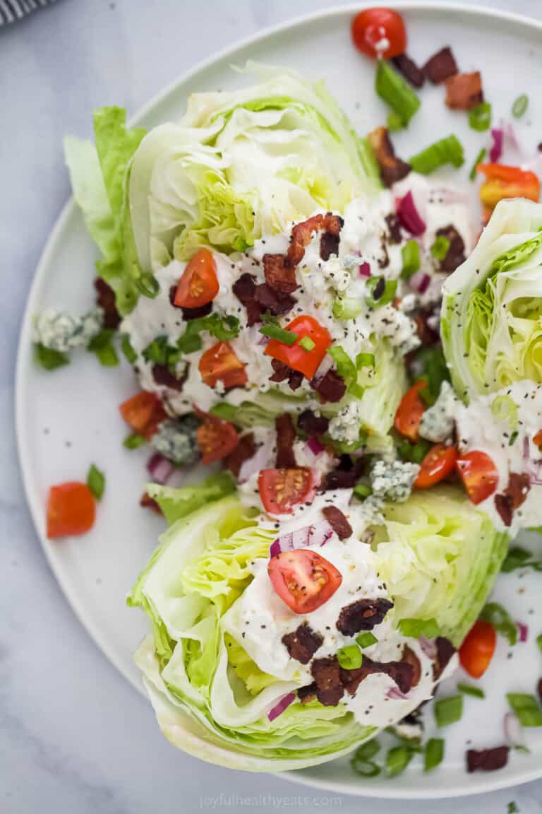 Wedge Salad With Blue Cheese Dressing 