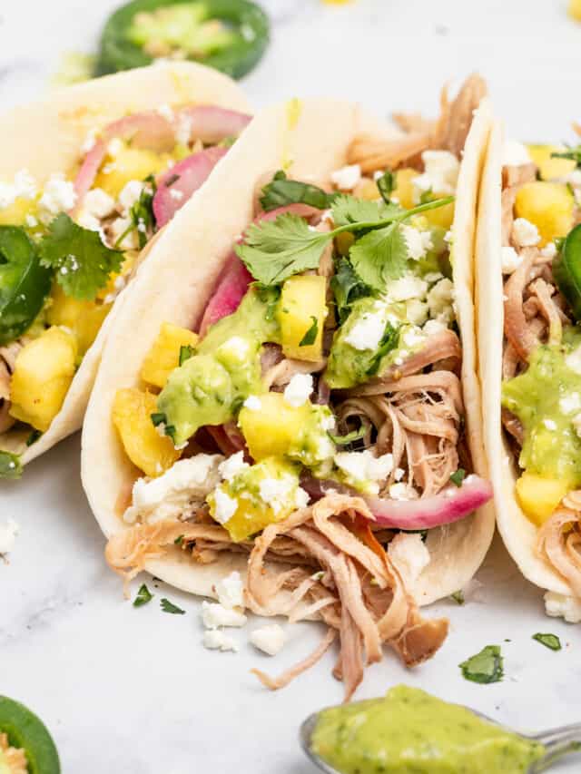 Pork Carnitas Tacos - Joyful Healthy Eats