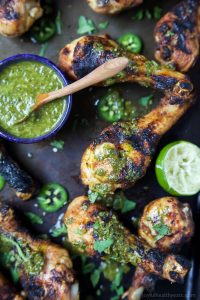 Spice Rub Grilled Chicken with Chimichurri | Best Grilled Chicken Recipe