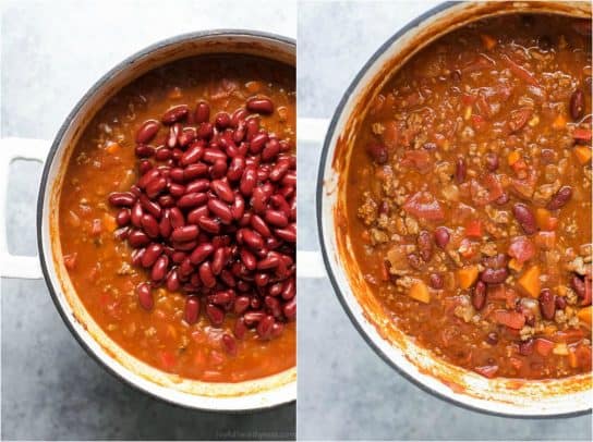 The Best Dutch Oven Beef Chili | Joyful Healthy Eats