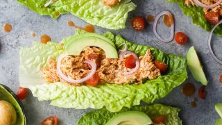 Easy Low Carb Buffalo Chicken Lettuce Wraps Chicken Dinner Idea