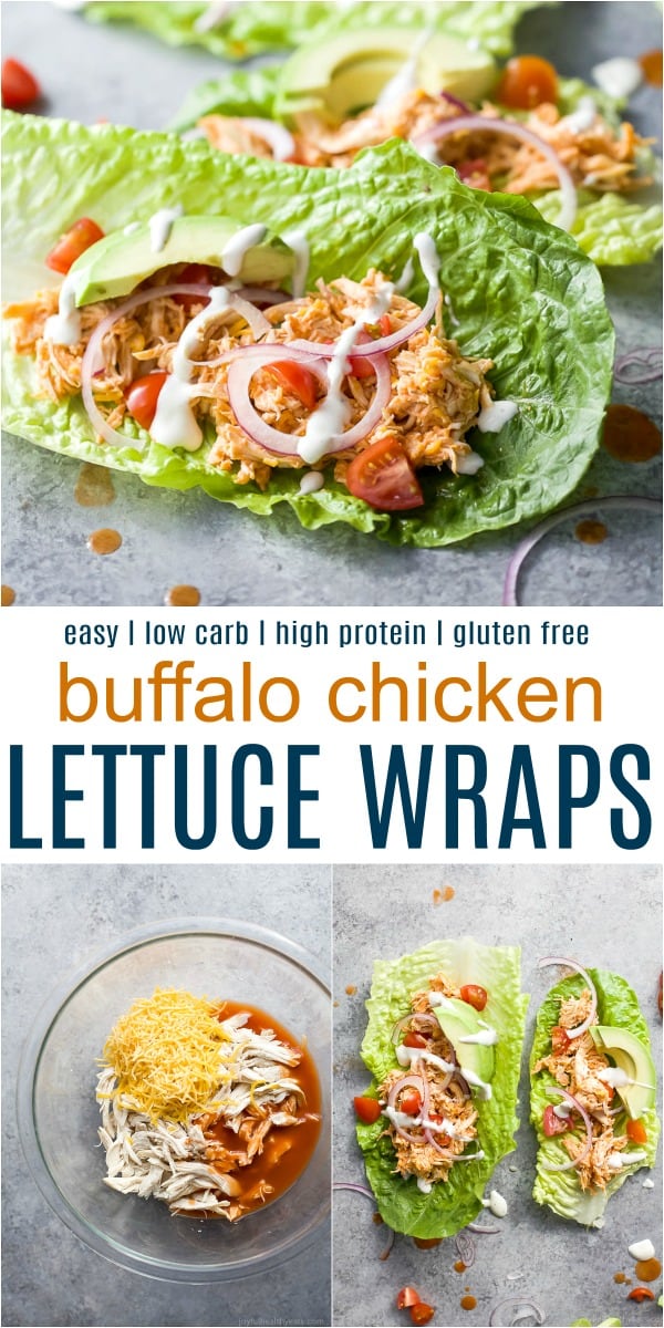 Easy Low Carb Buffalo Chicken Lettuce Wraps Chicken Dinner Idea