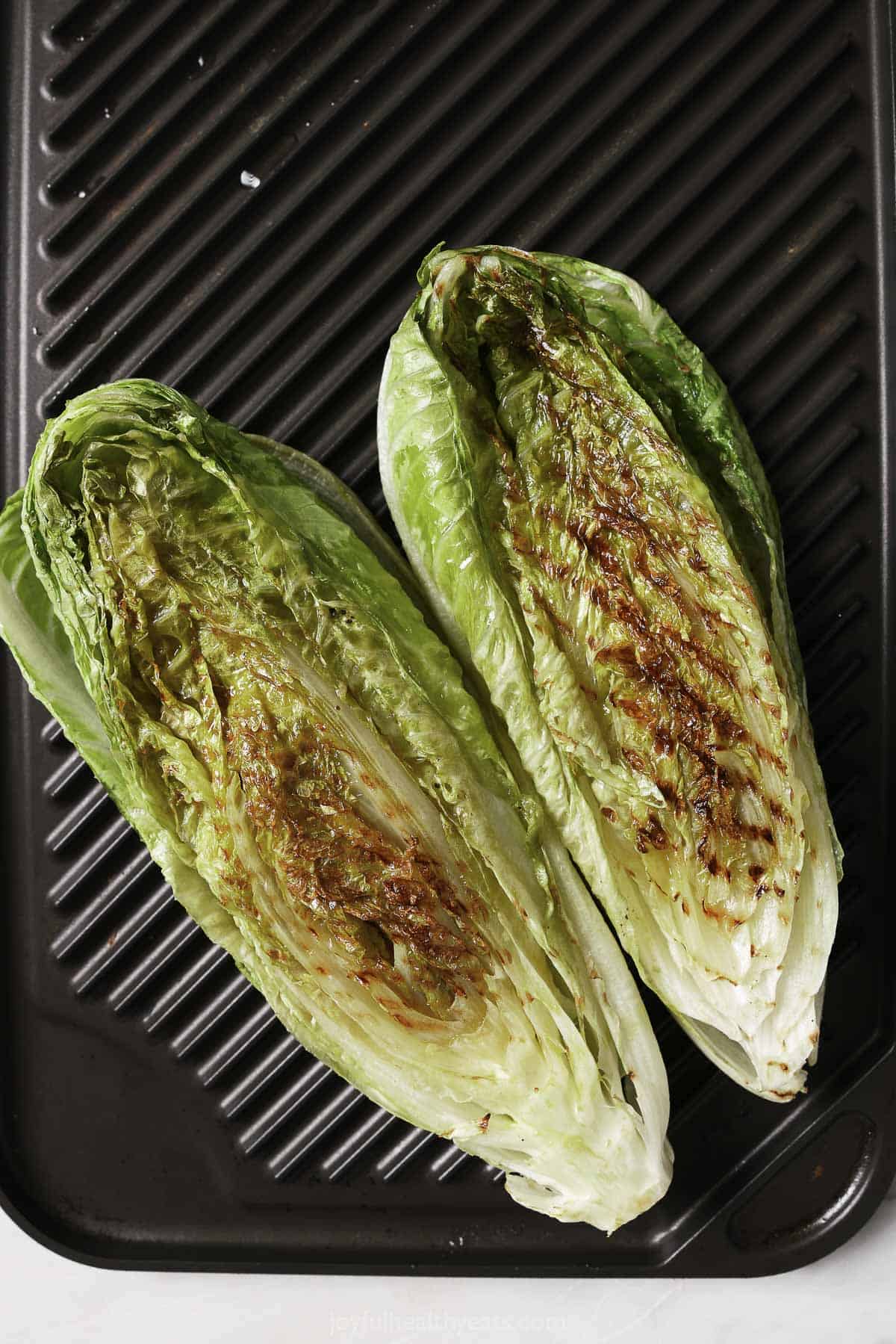 Grilled romaine lettuce.