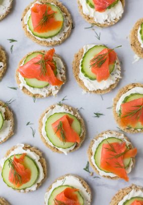 EASY Smoked Salmon Cucumber Sandwiches | Joyful Healthy Eats