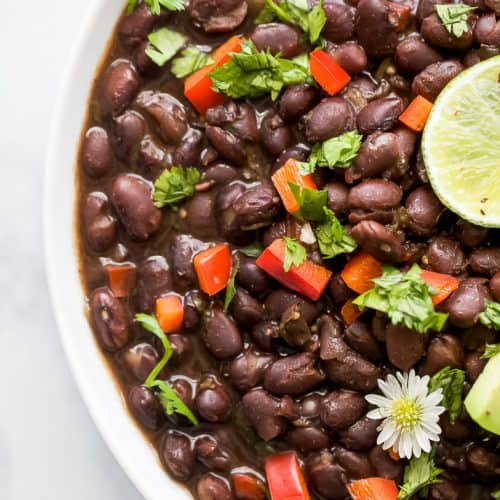 Easy Mexican Instant Pot Black Beans | Quick No Soak Method!