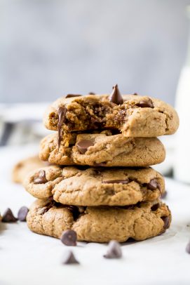 The BEST Vegan Chocolate Chip Cookies | Soft & Chewy Cookies!