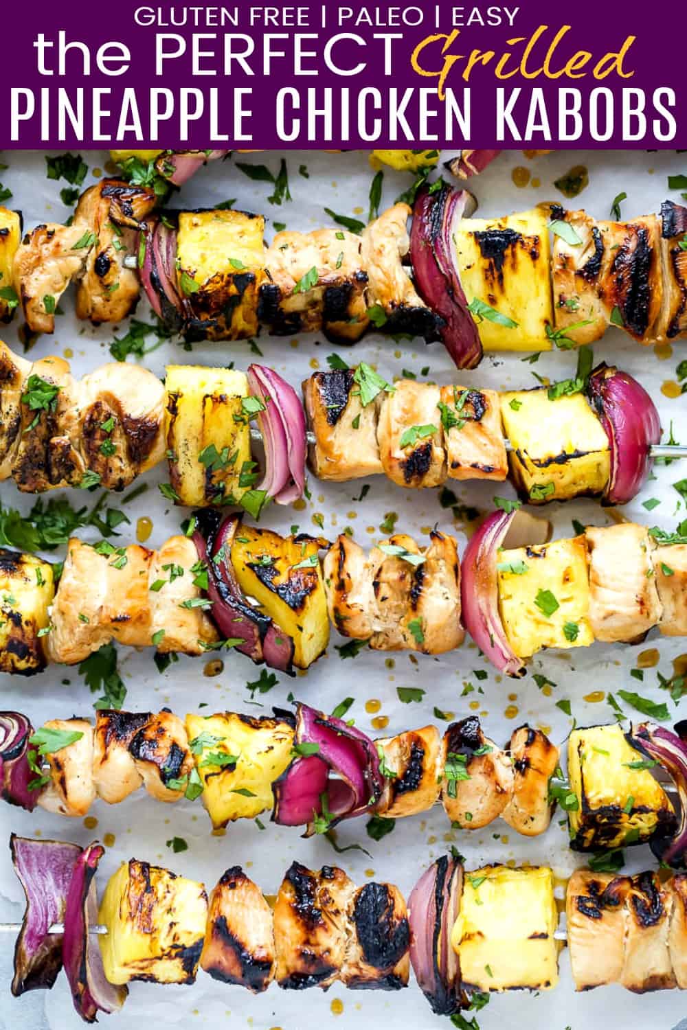 Easy Grilled Pineapple Chicken Kabobs Recipe Summer Grilling Recipe