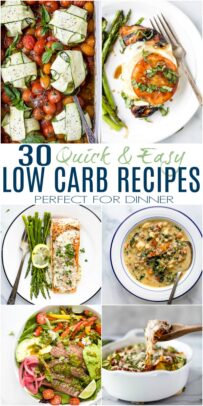 30 Quick Easy Low Carb Dinner Recipes | Low Carb Recipes | Keto