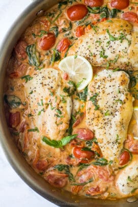 Creamy Tuscan Chicken Recipe | 30min Quick Dinner Idea!