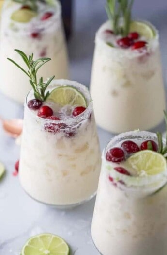 easy white christmas margarita pitcher recipe