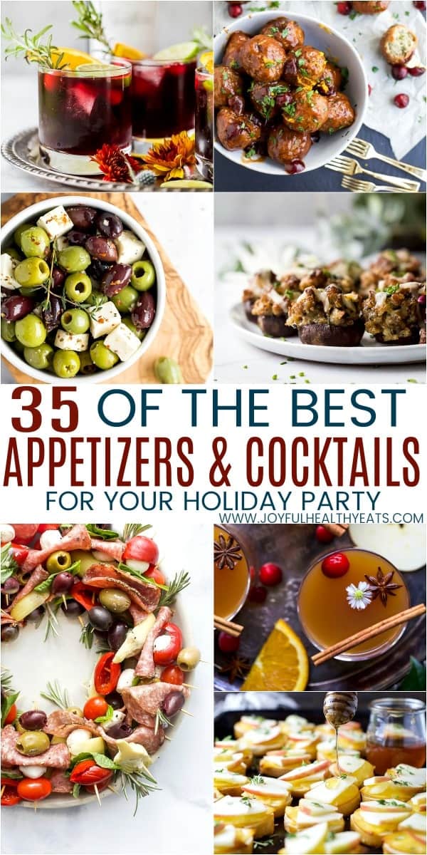 35 Best Appetizers And Cocktails For Your Holiday Party