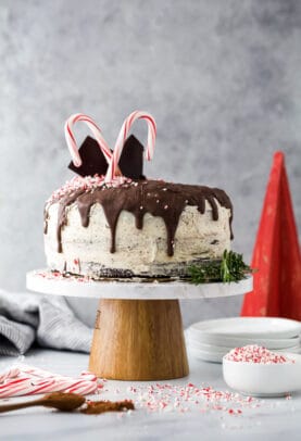 Vegan Chocolate Cake Recipe with Peppermint Buttercream | Gluten Free