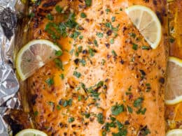 Baked salmon clearance in foil