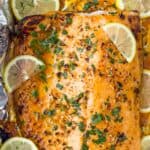 Easy Garlic Butter Baked Salmon In Foil Baked Salmon Recipe