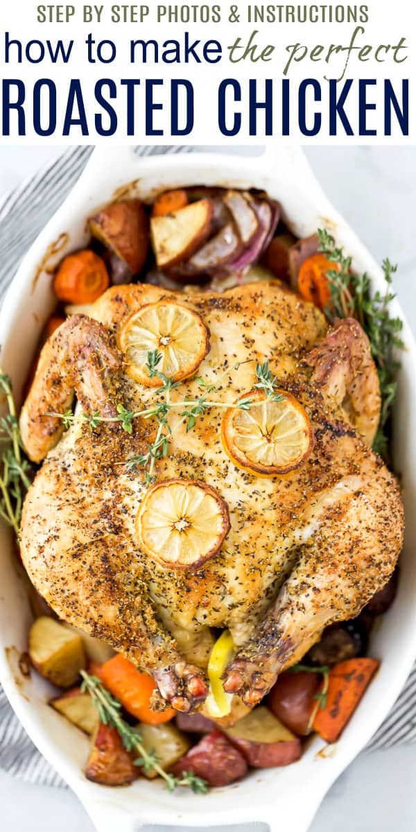 Perfect One Hour Whole Roasted Chicken Recipe