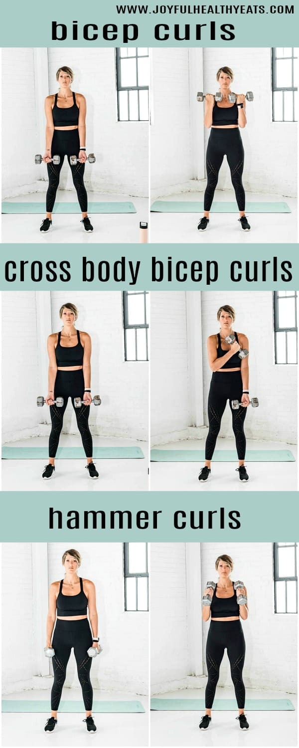 15 Minute Biceps Workout At Home With Dumbbells In Hindi for Women