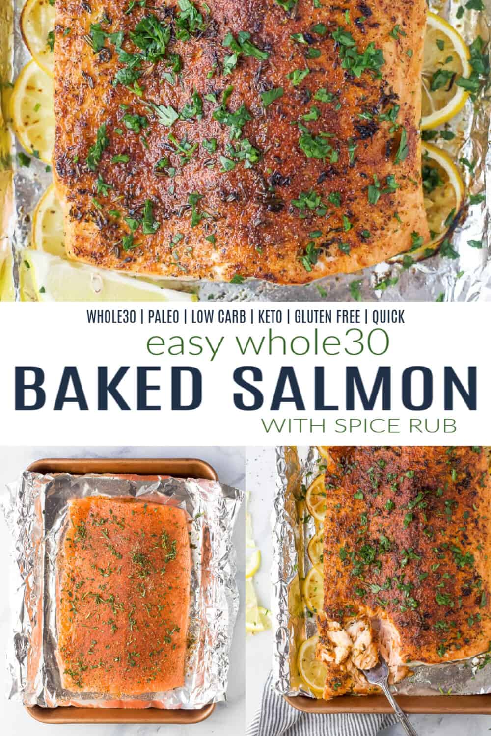 Quick & Easy Whole30 Baked Salmon Recipe | Joyful Healthy Eats