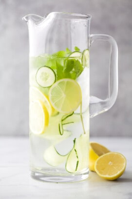 Detox Lemon Cucumber Water Recipe Easy Detox Drink