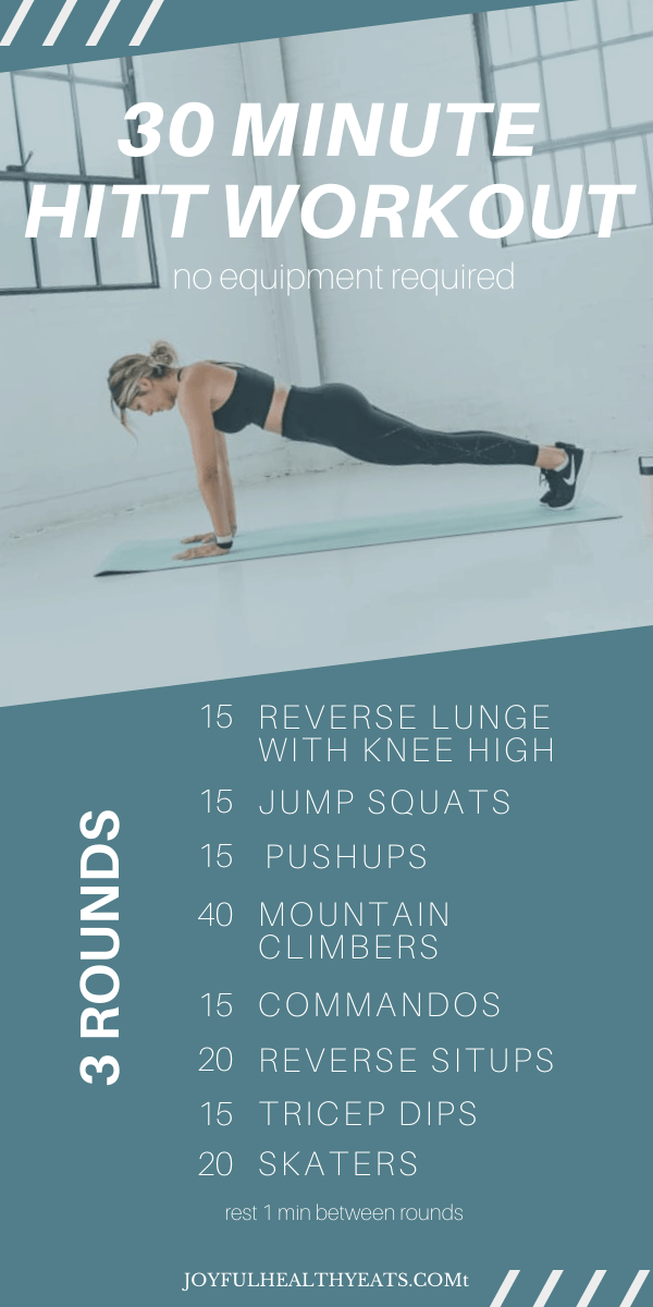 30 Minute Full-Body Interval Workout Circuit