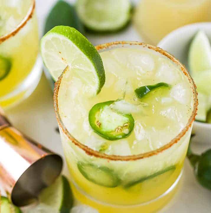 Light & Refreshing Spicy Margarita Recipe | Joyful Healthy Eats