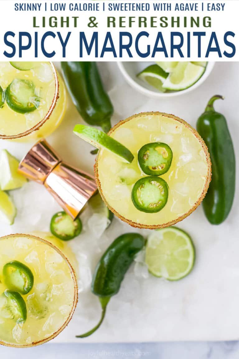 Light & Refreshing Spicy Margarita Recipe | Joyful Healthy Eats