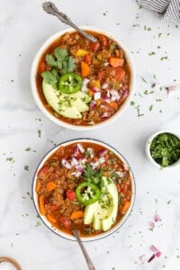 The Most Bomb Whole30 Chili Recipe Ever | Beef Chili