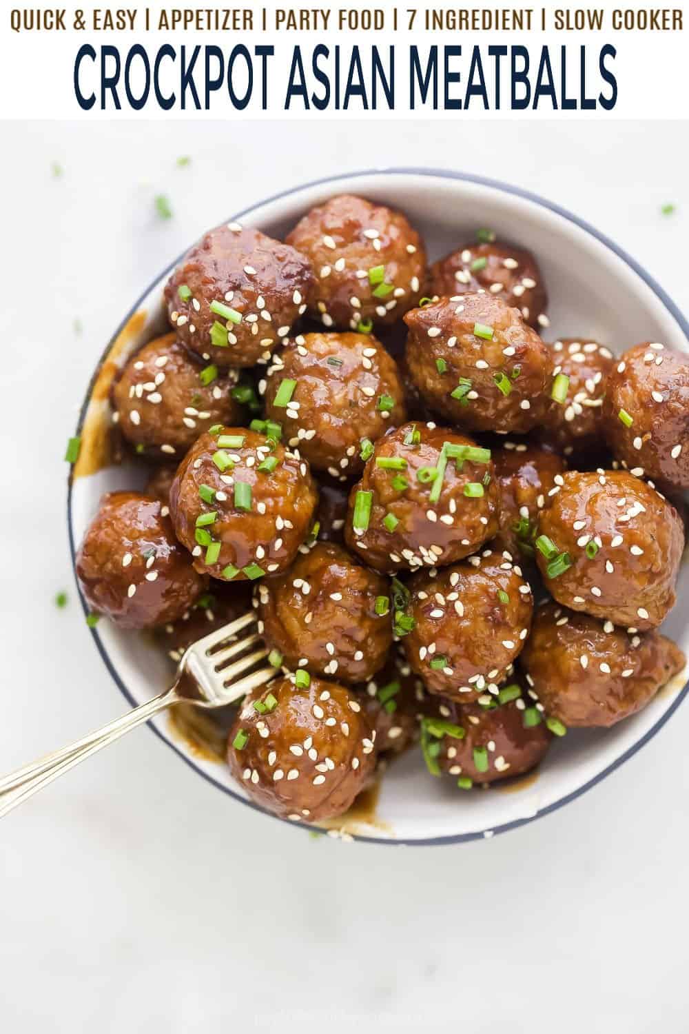 Easy Asian Crockpot Meatballs Recipe Joyful Healthy Eats