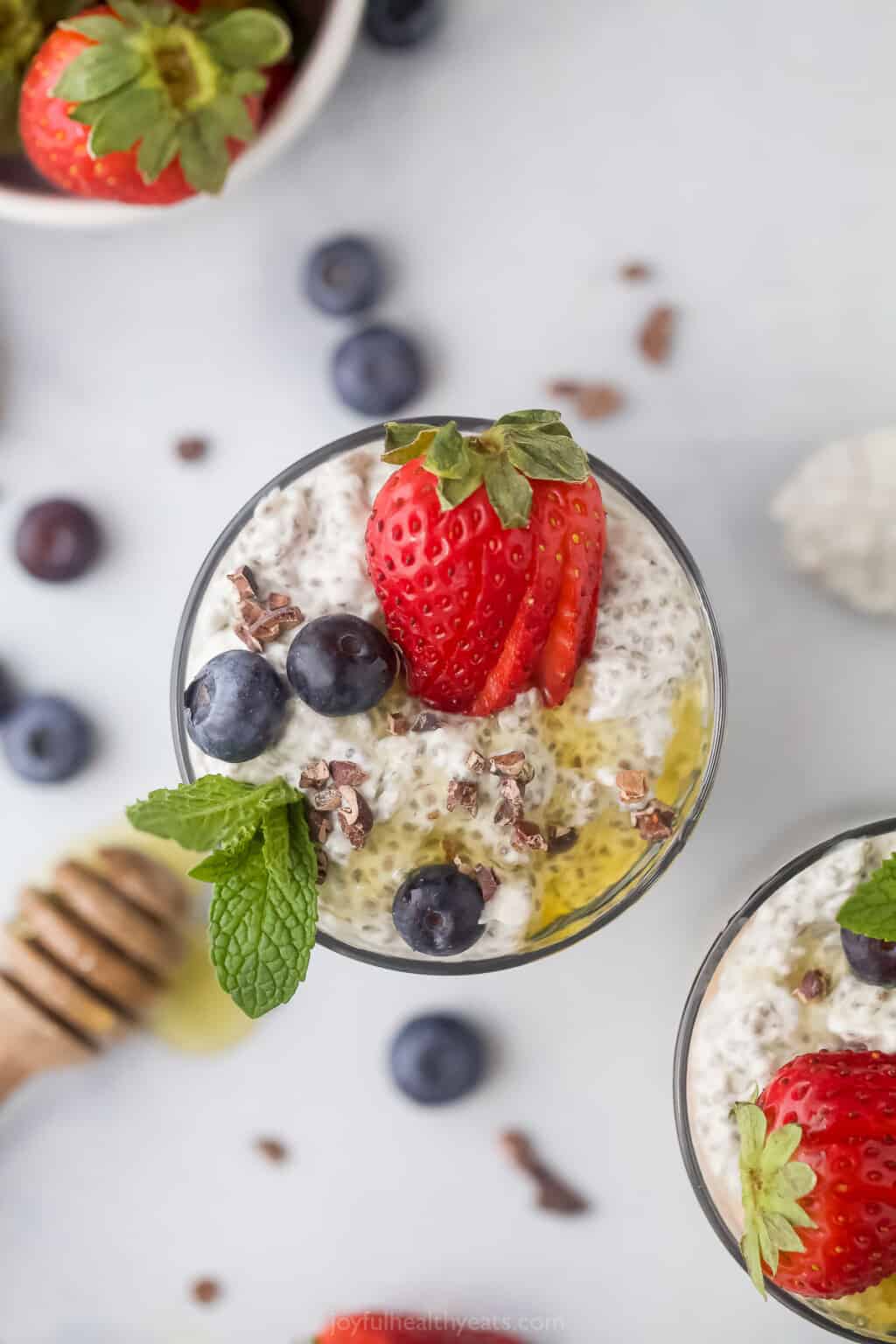 Healthy Vanilla Pudding with Chia Seeds | Joyful Healthy Eats