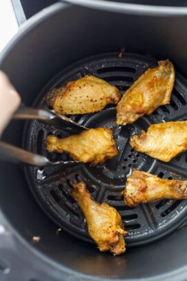 The Best Air Fryer Buffalo Wings | Joyful Healthy Eats